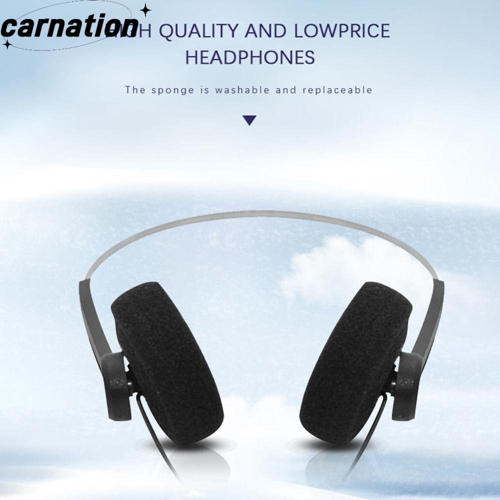 CARNATION Classic Vintage-80s Headphones, Fashion Wired Wired Small Headphones, Sports ABS Adjustabl