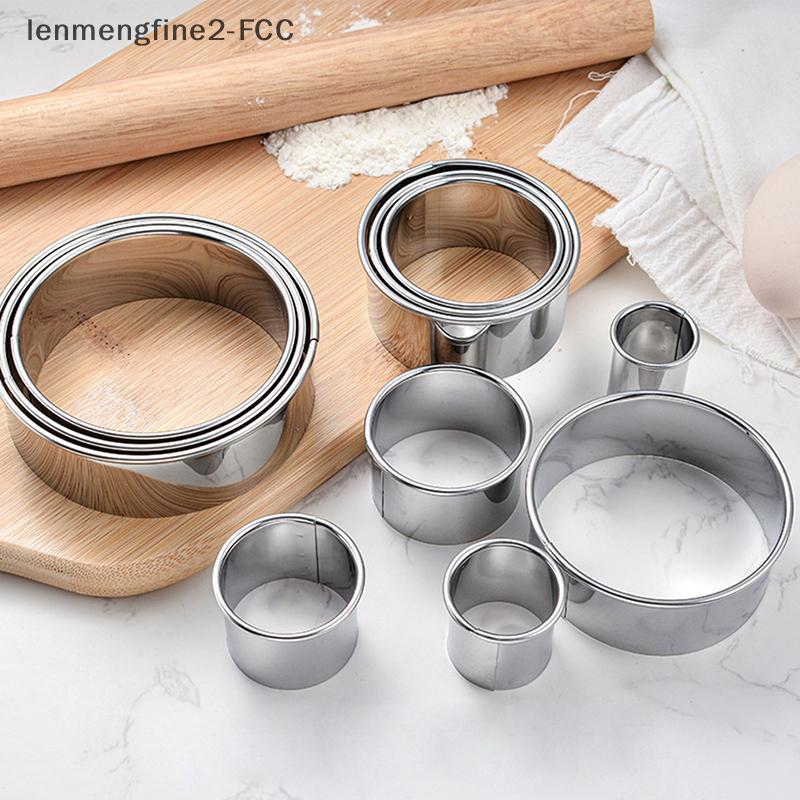 A&W 11 ชิ้นเครื่องตัดบิสกิตคุกกี้กลมเครื่องตัดขนมวงกลมเบเกอรี่แหวนวงกลมแม่พิมพ์.