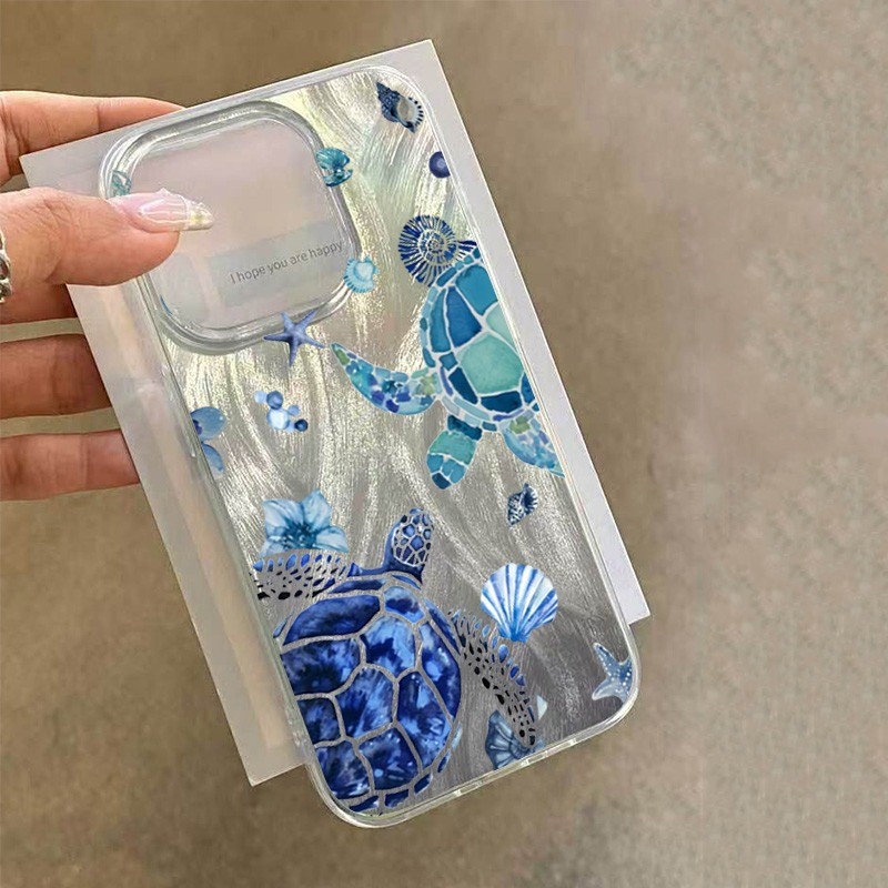 เส้นด้ายขนนกสีเงิน สวยมาก ส่งจากไทย โลกใต้น้ำลึก for iPhone 16 15 14 plus เคสไอโฟน 13 12 11 PRO MAX X XS MAX XR 7/8PLUS ราคา ถูกที่สุด ดีลบีเคเค แกลเลอรีภาพที่ 3