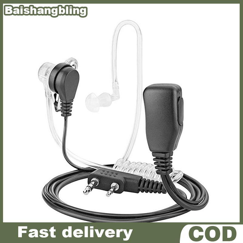 BSBL วิทยุหูฟังหูฟังชุดหูฟังไมโครโฟนสําหรับ Kenwood BF-888s วิทยุสองทาง BL