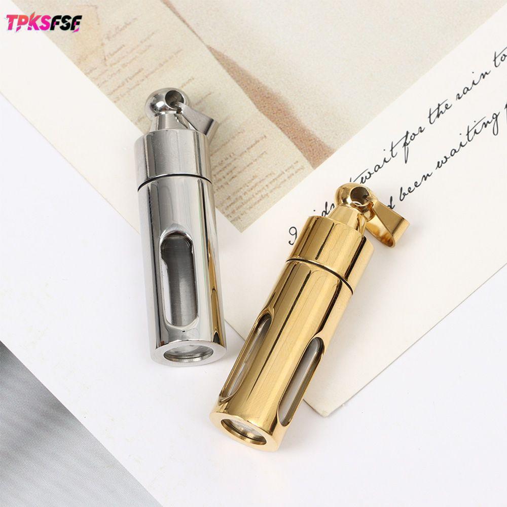 เครื่องประดับแฟชั่น DIY สร้อยคอพร้อมจี้น้ำหอม Vial