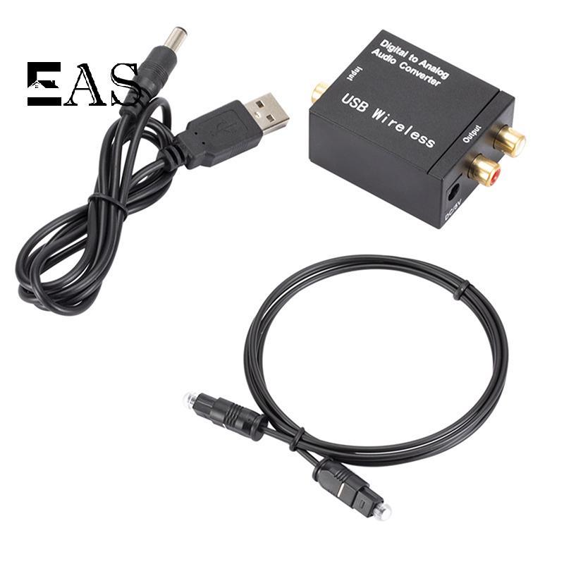 [EA] Digital to Analog Audio Converter Optical Fiber Toslink Coaxial Converter เป็น RCA TH