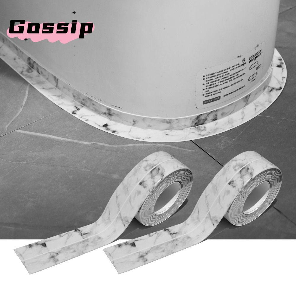 GOSSIP แถบซีลสําหรับห้องครัว, เทปกาวตกแต่งกาวในตัว, มืออาชีพที่มีสีสันเคาน์เตอร์โรคราน้ําค้าง-proof 