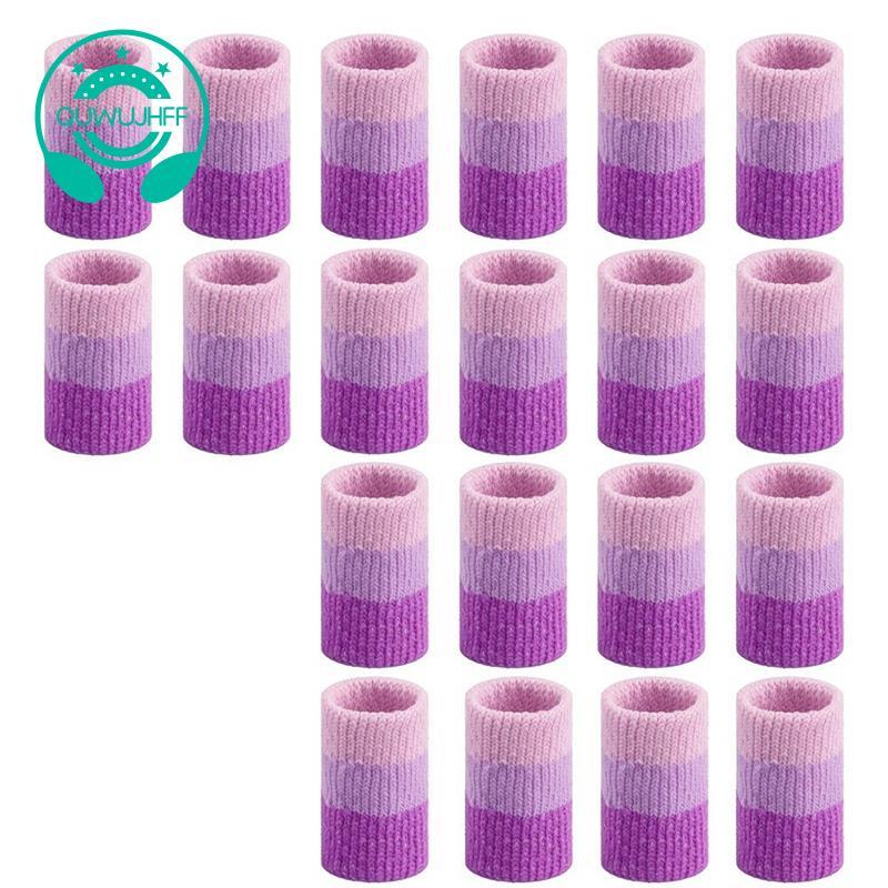 (quwujhff)Crochet Finger Guard Crochet Finger Sleeves Finger Covers