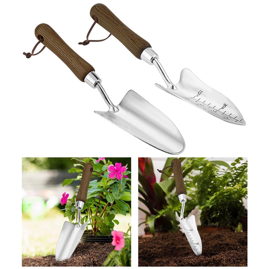 [Whgirld8] Garden Trowel Garden Garden Shovel สบายจับเครื่องมือขุดสําหรับปลูกการกําจัดวัชพืชการเคลื่อนย้ายและ Smoothing