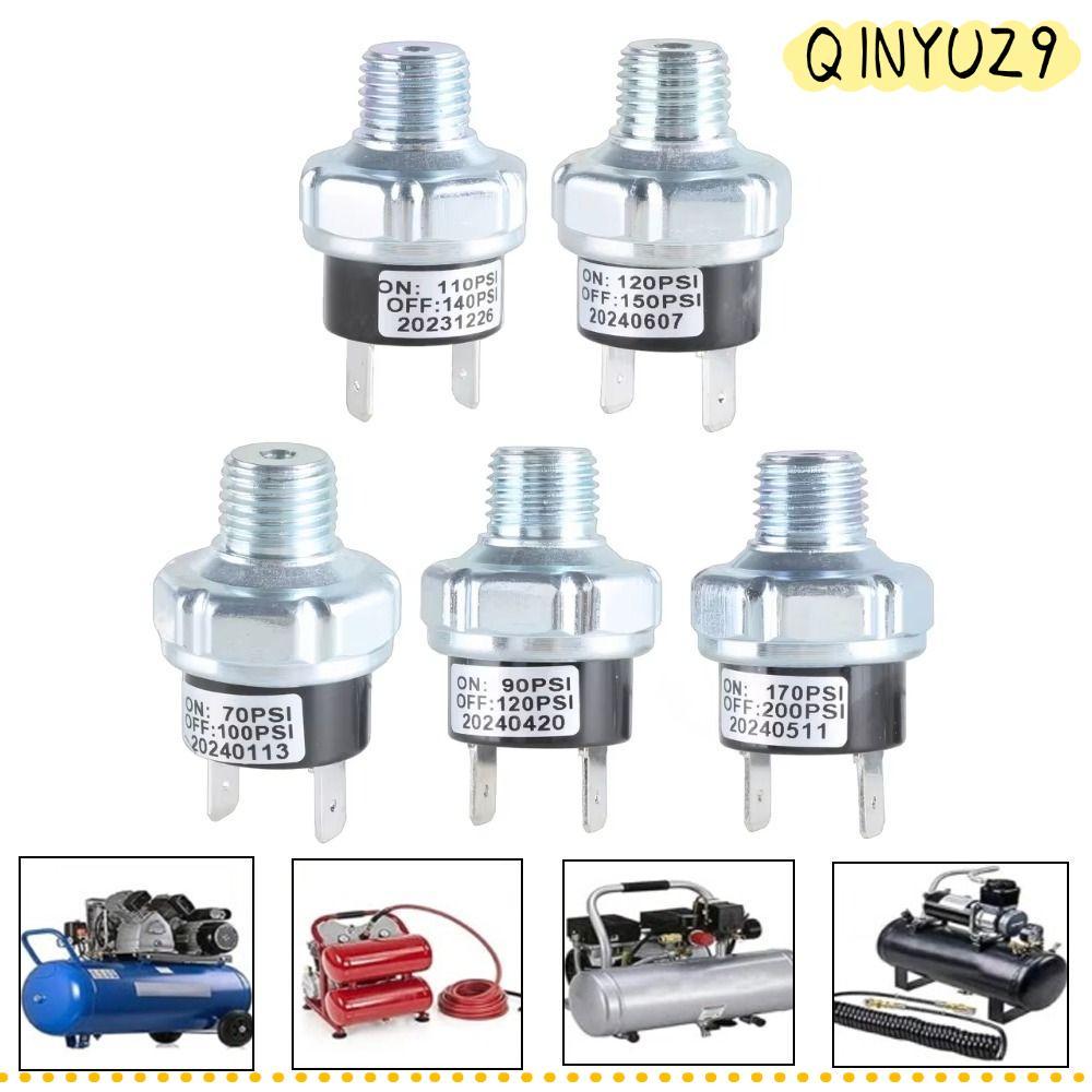 QINYUZ9QX Air Compressor Switch, 700/90-120/110-140PSI 12 V/24 V Air Pressure Switch, 1/4 "NPT ความด