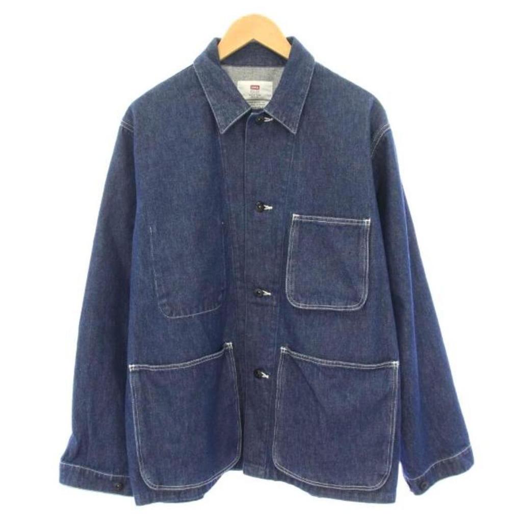 EDWIN Jacket coverall Indigo All Direct from Japan Secondhand