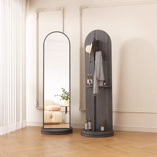 BA กระจกไม้ตั้งพื้นหมุนได้ กระจกเต็มตัวแบบหมุน กระจกหมุนได้ …