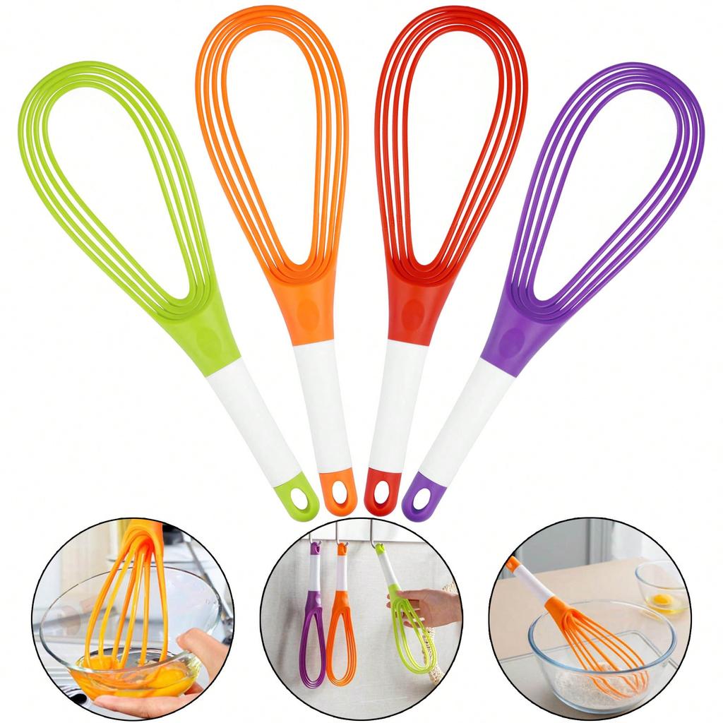 1 ชิ้น 2-In-1 พับ Twist Whisk, Dual บอลลูน & Flat ผสมหัวเครื่องมือ, Essential Home Kitchen Gadget & Baking อุปกรณ์เสริม, อาหาร-ปลอดภัยวัสดุ, ทําความสะอาดง่าย, พับสําหรับ Compa – โปรปัง