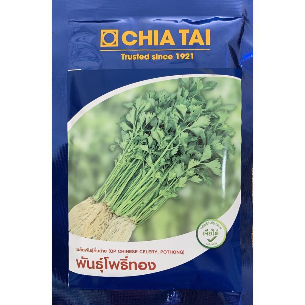 เมล็ดคื่นฉ่าย โพธิ์ทอง ขนาด50กรัม ตราเจียไต๋ เมล็ดพันธุ์คื่นฉ่าย เมล็ดพันธุ์ผัก เมล็ดผักสวนครัว