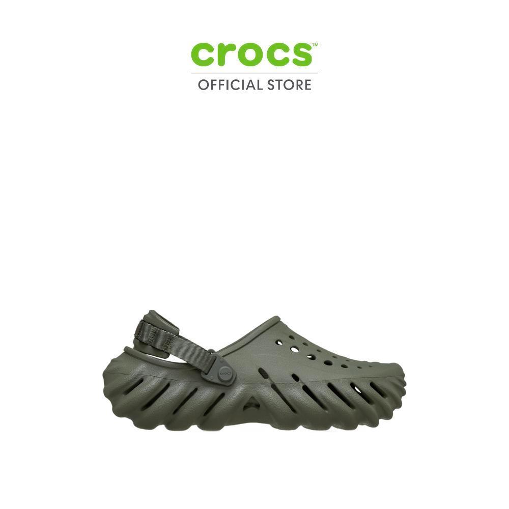 CROCS รองเท้าลำลองผู้ใหญ่ ECHO CLOG รุ่น 207937-3J5 - DUSTY OLIVE