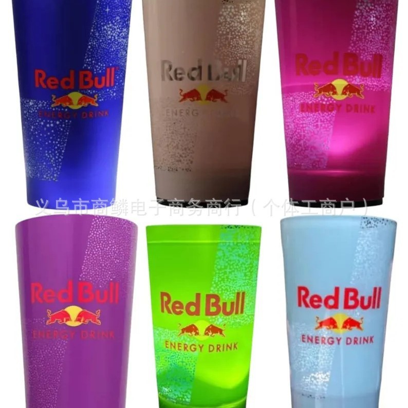 ขายร้อน Red Bull LED Light Up Glow Cup Red Bull LED Luminous Cup