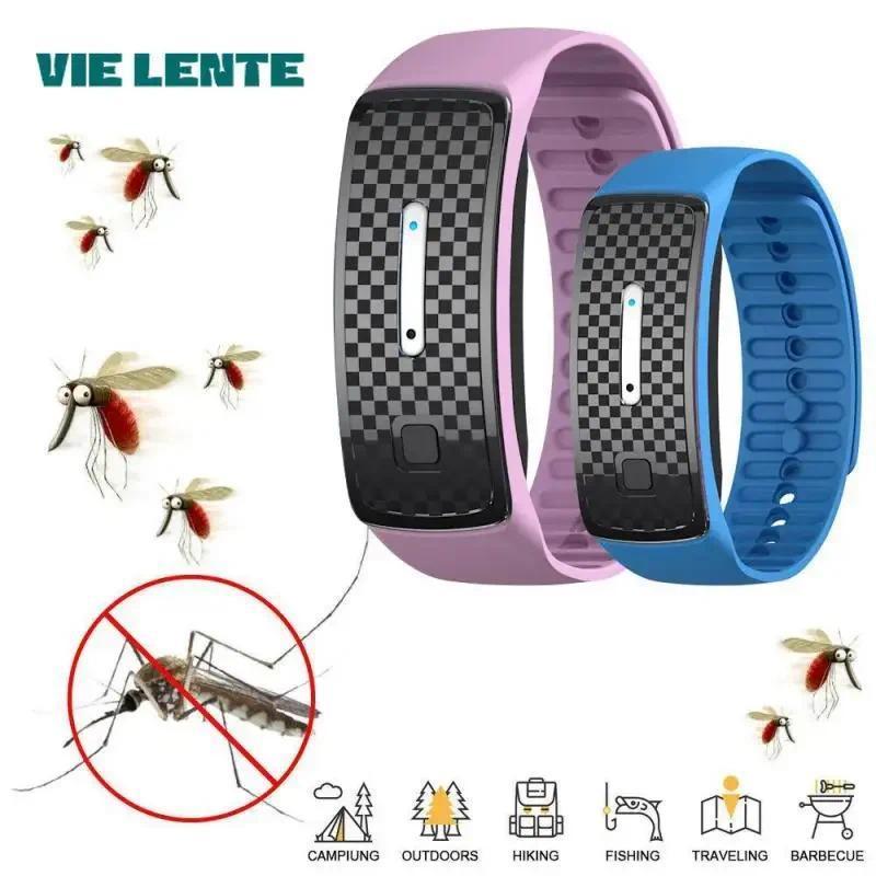 Electron Ultrasound Mosquito Watch Bracelet Repellent Wristband Summer Insect Band Children Adult Ou