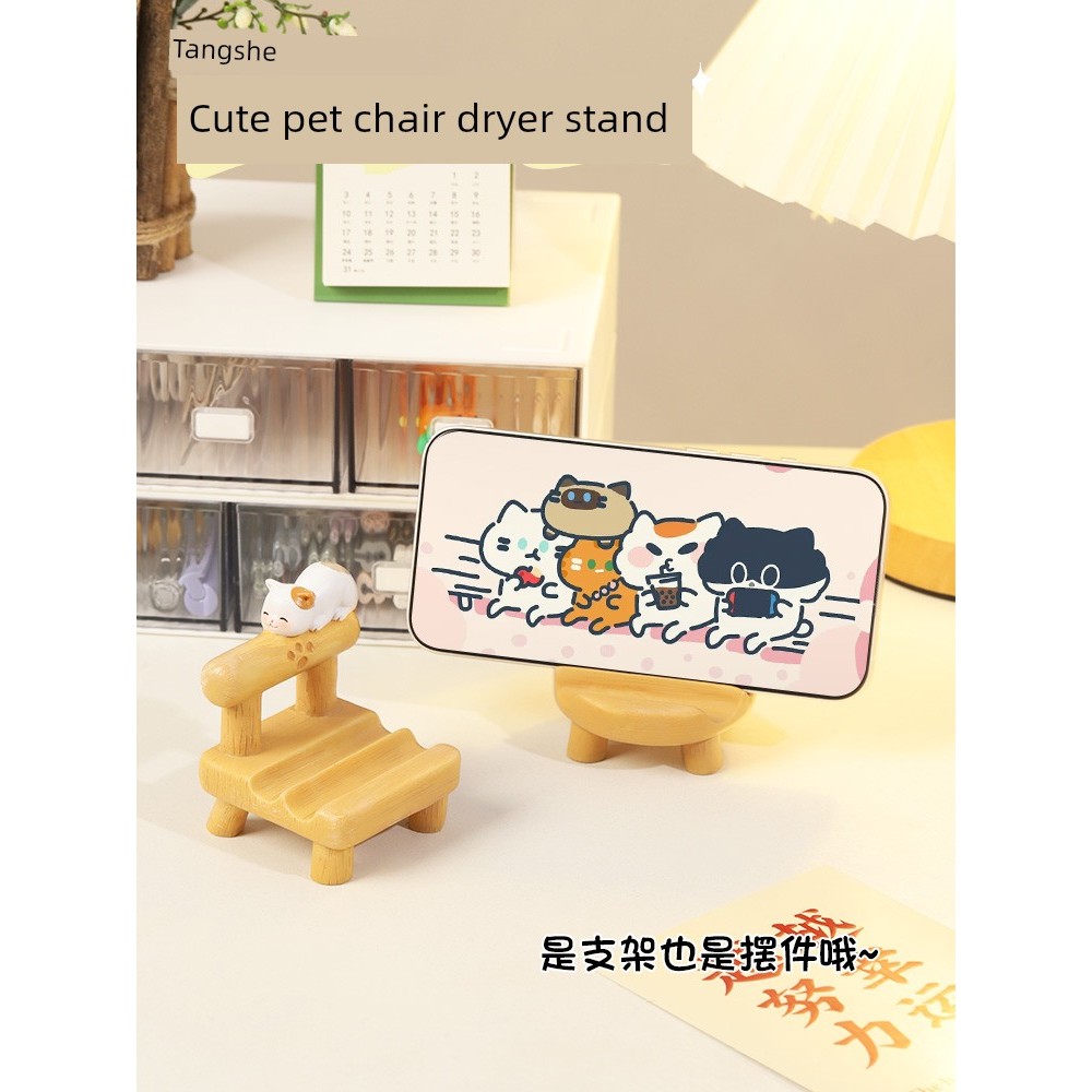 ผู้ถือโทรศัพท์น่ารัก litem desktop holder สาวหัวใจสตูลน่ารักเดสก์ท็อปตกแต่งสํานักงาน