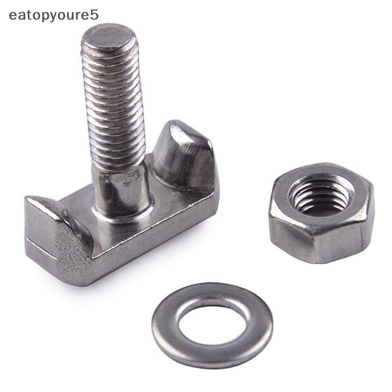 กินopyoure5] T-Bolts สกรูสแตนเลส M6 ขั้วต่อขั้วแบตเตอรี่ขั้วต่อแบตเตอรี่ใหม่