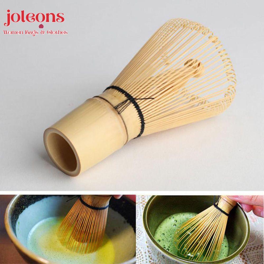 JOLEONS 80 Fringe Bamboo Brush Home Japanese Tea Set Green Tea Matcha Bamboo Accessories