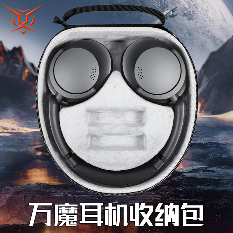 Hubing เหมาะสําหรับ 1MORE 1MORE หูฟังกล่องเก็บชุดหูฟัง SonoFlow Pro หูฟังกระเป๋ากันกระแทก HC905S กระ