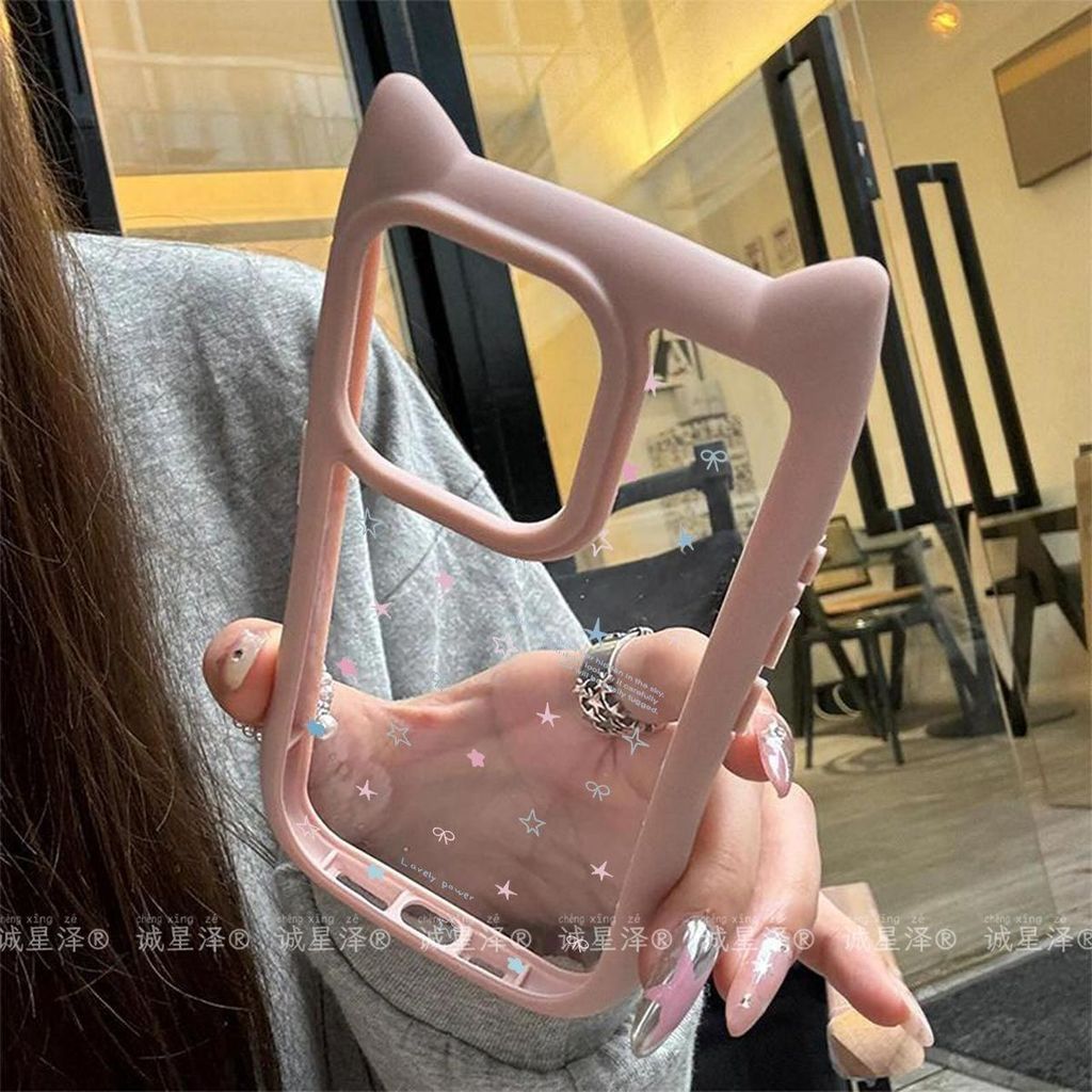 กราฟฟิตี ดาว สําหรับ OPPO Reno 15 หูลูกแมว เคสโทรศัพท์มือถือ 14 Pro 13/12 ใส a97 a9 6a 58a 5 6