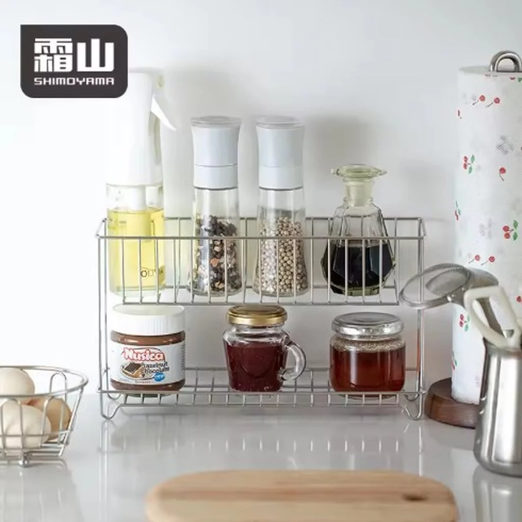 Omocha | ชั้นวางของสแตนเลส 304 ทรงแคบ ชั้นวางของในห้องน้ำ/ครัว Stainless Steel Storage Basket