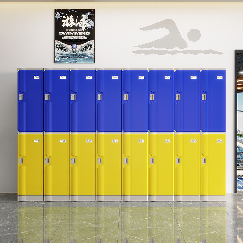 Abs Plastic Staff Locker Locker Gym Locker ห้องน้ํา ห้องน้ํา ศาลาว่ายน้ํา ตู้เสื้อผ้ากันน้ํา