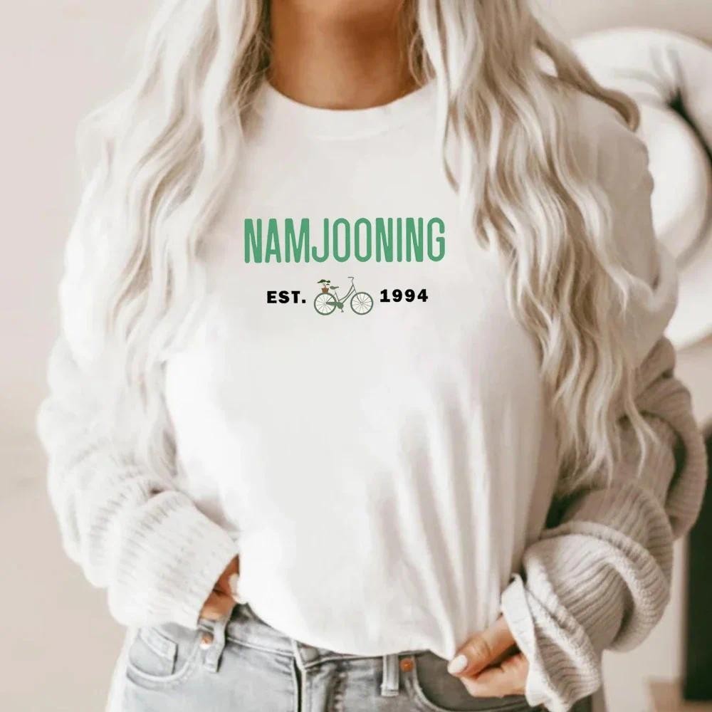 CODNamjoon เสื้อ Kim Namjoon Est 1994 เสื้อ RM เสื้อ Kpop เสื้อ Namjooning จักรยาน Tee Bangtan เสื้อ