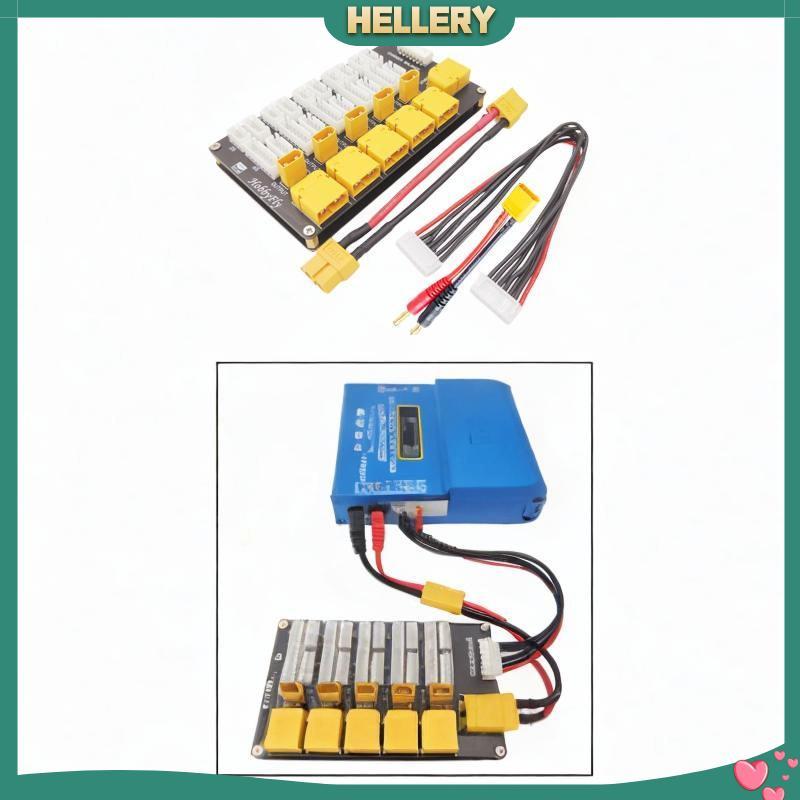 [HelleryTH] อะแดปเตอร์แท่นชาร์จแบบขนาน 2-6S Q6 Connectors B6AC Imax B6 Charger Lipo แบตเตอรี่แท่นชาร