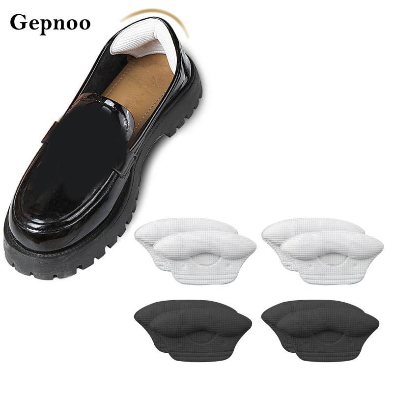 [Gepnoo] แผ่นรองส้นเท้า ฟองน้ำนุ่ม ป้องกันการลื่นไถล สำหรับรองเท้าขนาดใหญ่