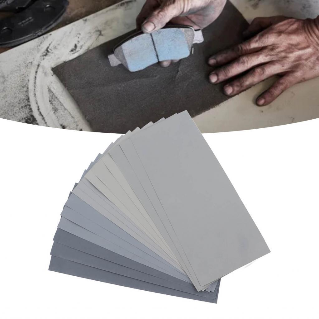 Cnoffschool-PH Funien ชุดกระดาษทรายคาร์ไบด์ซิลิโคน 15 ชิ้น 2000-10000 ชุดกระดาษทรายกรวดสําหรับขัดน้ํ