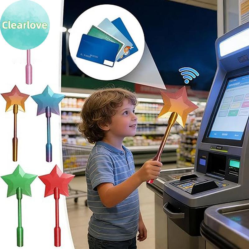 Clearlove 1 ชิ้น 3D พิมพ์ Star Wand Tap To Pay Star Magic Wand แบบพกพา Contactless การชําระเงินผู้ถื