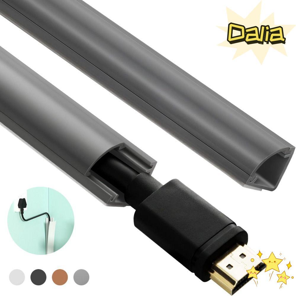 DALIA มุมสายเคเบิลคอนซีลเลอร์,สีสามเหลี่ยมสาย Hider, Professional Self กาว Universal PVC Wire Cover 