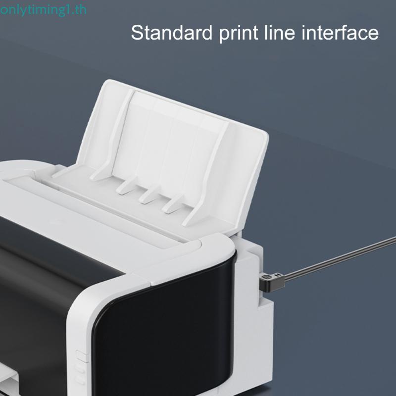 Onlytiming Long Reach USB Printer Scanner Cord พร้อมฟอยล์ Braided Shielding Scanner Cor