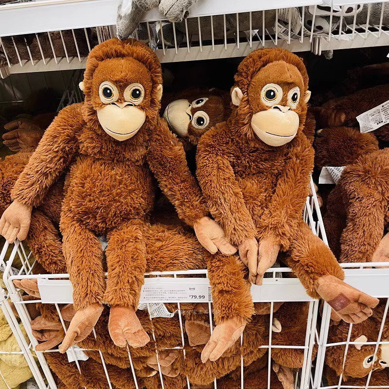 Orangutan ของเล่น Panchi Plushie ลิงตุ๊กตาหมอนเด็ก ของขวัญวันเกิด