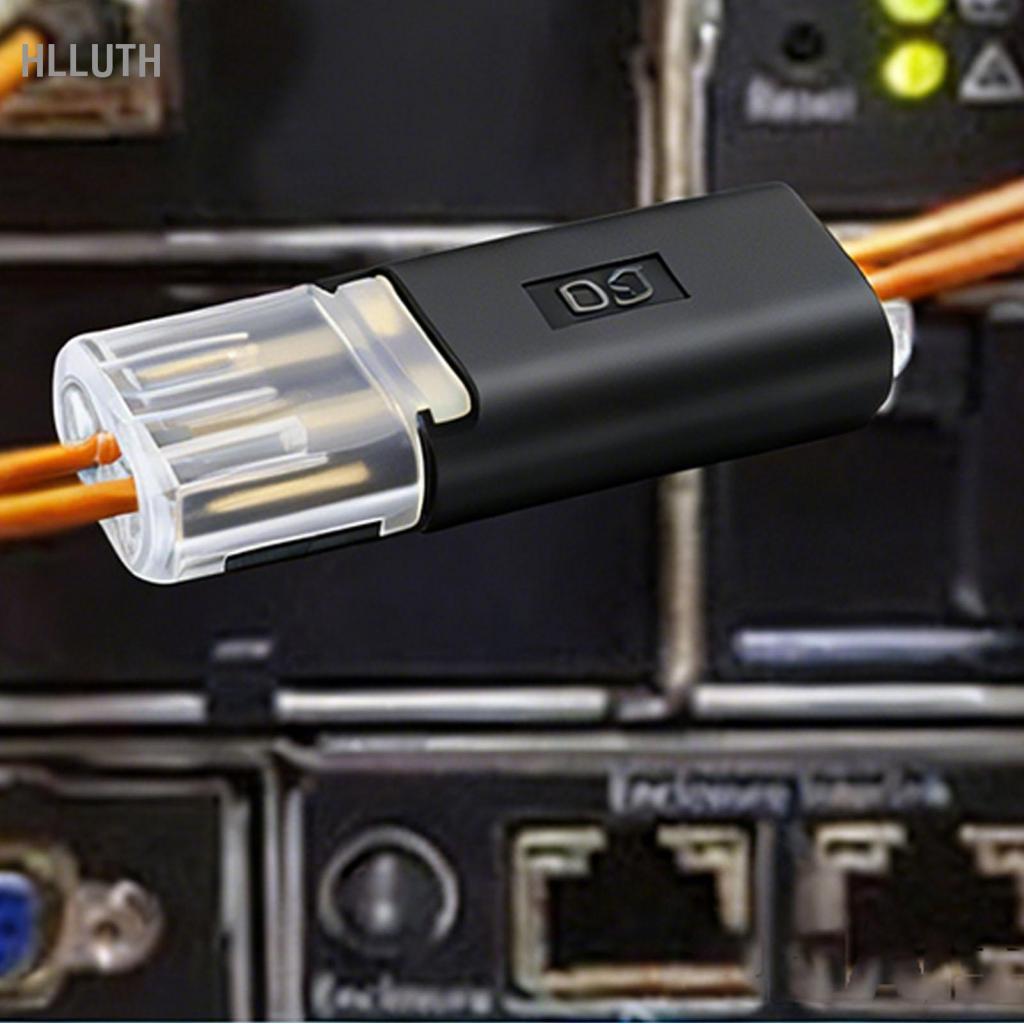 Hlluth Hlluth 50 ชิ้น 3 พินตัวเชื่อมต่อสายไฟ No Strip Solder Plug in Connector สำหรับไฟ LED 0.35-0.7