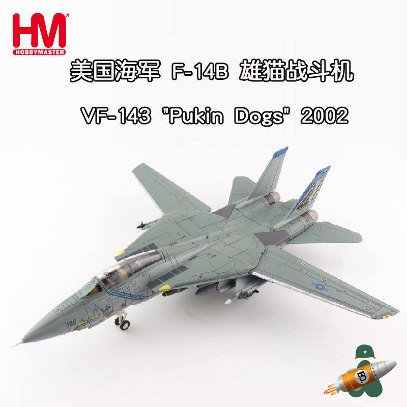 Speedy Shipment-Us Army F14B My Neighbor Tomcat Fighter Alloy VF-143 Pukin Dogs 2002 HA5243