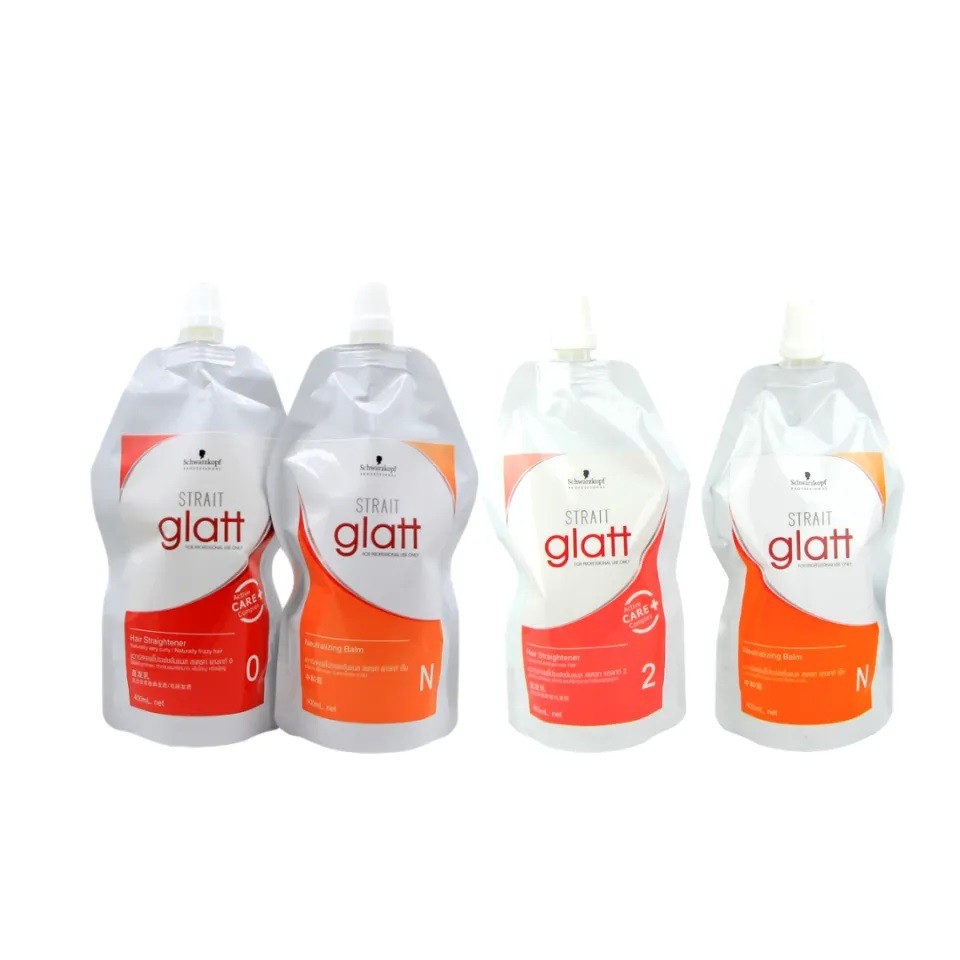 น้ำยายืดผมแกลท สูตร 0 ปริมาณ 400 มล. SCHWARZKOPF STRAIT GLATT 0 FORMULA
