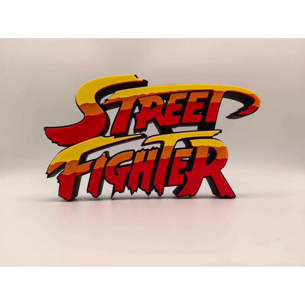 สินค้าใหม่ Street Fighter Street Fighter Arcade เกม Strt Fighter โลโก้ Signboard รูปเครื่องประดับ