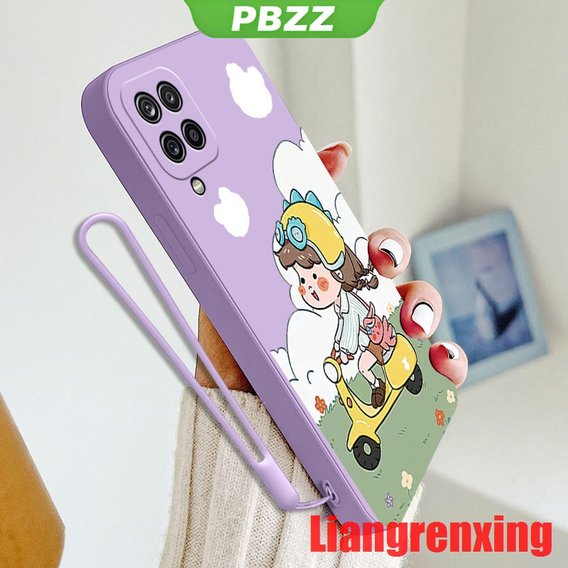 PBZZ เคส samsung a12 samsung a22 4g เคสซัมซุง a12 เคสซิลิโคนนิ่ม ลายการ์ตูนรถจักรยานยนต์ กันกระแทก สําหรับ samsung a12 samsung a22 4g YTMTN01 น่ารัก ลายการ์ตูน กันกระแทก