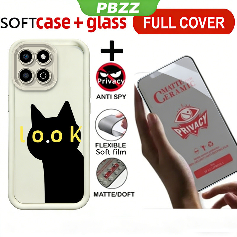 PBZZ PBZZ เซรามิคความเป็นส่วนตัวกระจกนิรภัยสําหรับ honor X8C X6C X8B X8A 5G X6B X6A X6 X6S X7 x7a X5