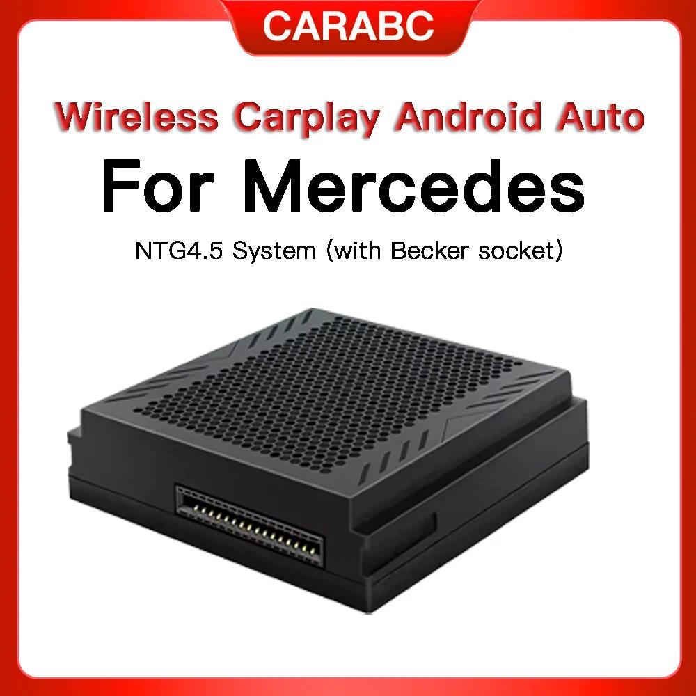 CARABC ไร้สาย Carplay Android โมดูลอัตโนมัติสำหรับ Mercedes Benz A B C E CLA GLA GLK ML W204 W246 W1