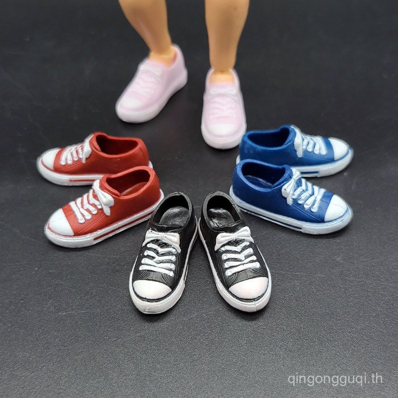 1/12 อุปกรณ์เสริมทหาร figma รองเท้าผ้าใบ Low-Top shf รองเท้าผ้าใบ 20 ซม.ตุ๊กตา bjd รุ่นรองเท้า dam EIDT ราคา ถูกที่สุด ดีลบีเคเค