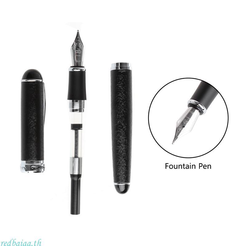 Redbaiaa JINHAO X750 Medium Nib Fountain Pen อุปกรณ์เครื่องเขียน เครื่องมือเขียน