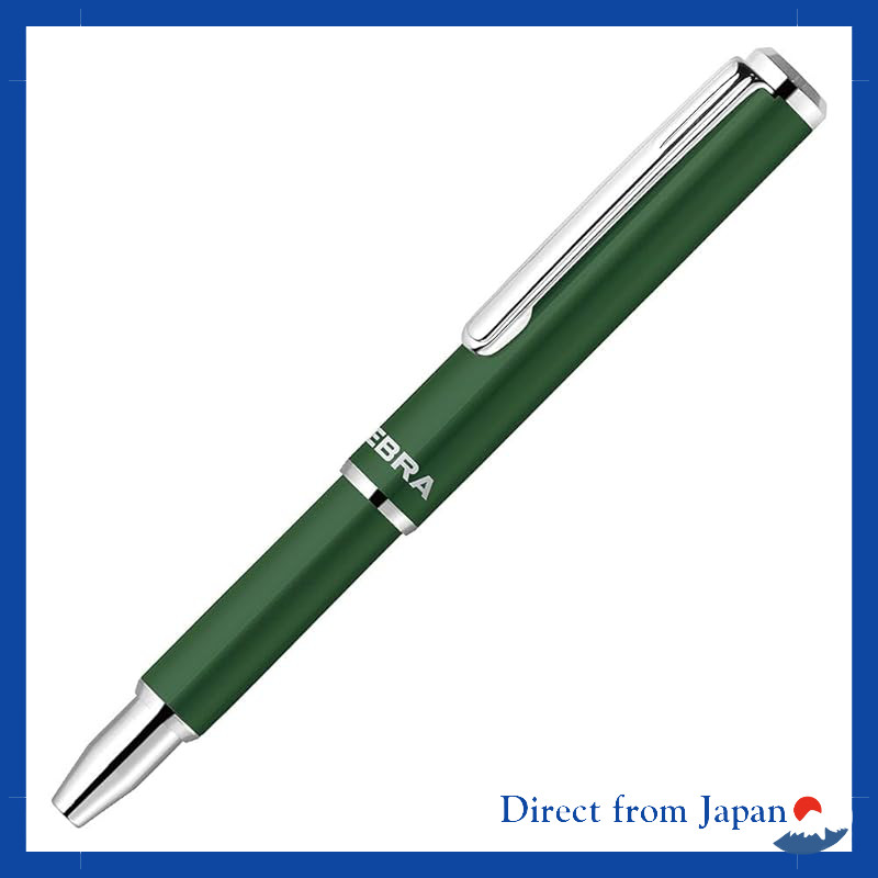 Zebra SL-F1 Mini Oil-Based Ballpoint Pen 0.7mm Limited Earth Color Green Body Black Ink BA55-EC-G