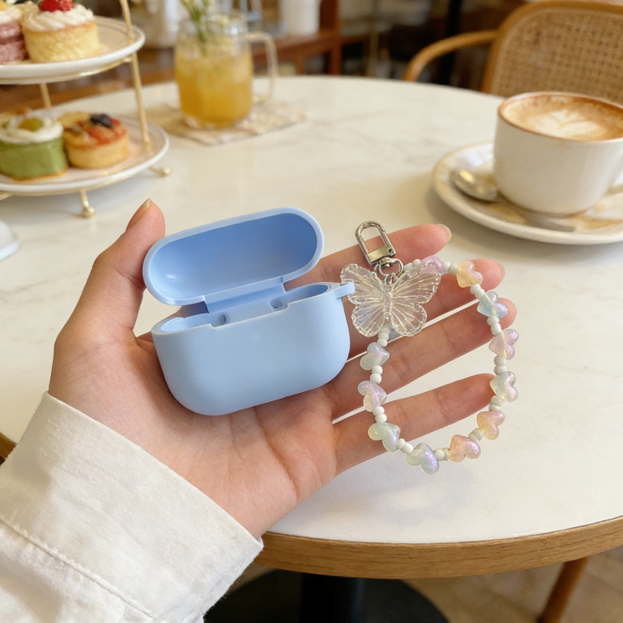 ดอกไม้keychianสําหรับHONORหูฟังX5 X6 X5i/ChoiceหูฟังX5 Pro/Earbuds 4iกรณีซิลิโคนหูฟัง