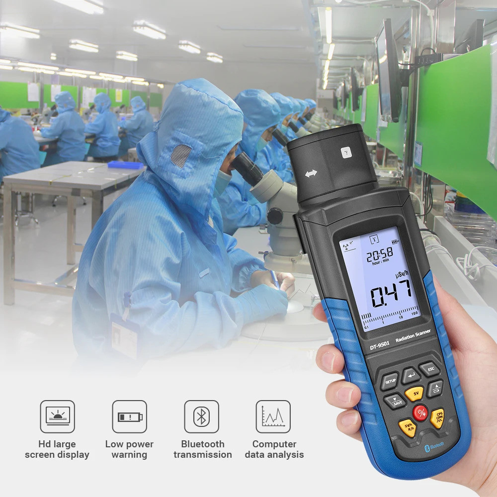 CEM DT-9501 A, B,y และ X Rays เครื่องตรวจจับรังสีนิวเคลียร์เครื่องตรวจจับรังสี X Ray Dosimeter เครื่