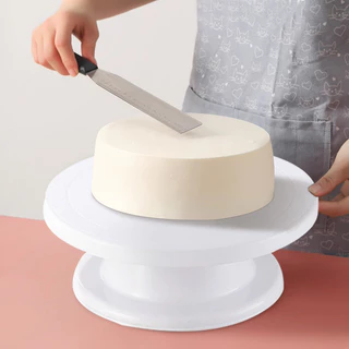 ที่แป้นหมุนเค้ก 28CM มีให้ซื้อถึง4สี! จานหมุนเค้ก ที่หมุนเค้ก CAKE TURNTABLE แป้นหมุนเค้กพลาสติก แป้นหมุนทำเค้ก แป้นเค้ก