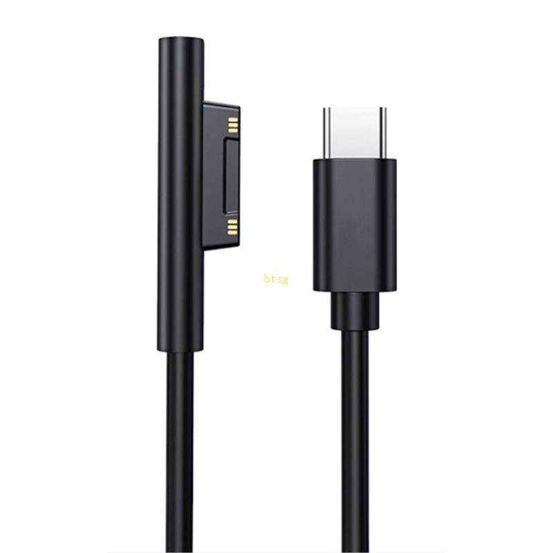 Btsg Supply Charger Adapter Fast สายชาร์จ Type C Power 15V 3A PD สําหรับ Surface 7 6 54 3 Book 2