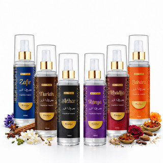 Body Splash Árabe 200ml Versão Feminina E Masculina Perfume Corporal Diário- Face Beautiful