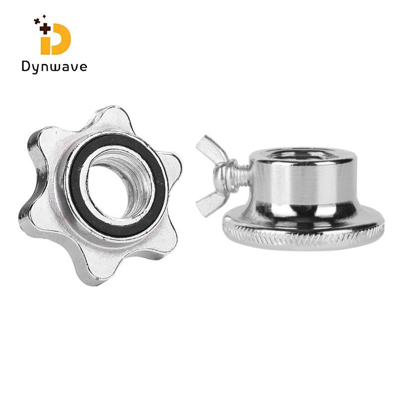 Dynwave Magnetic Dumbbell Nut Hex Collar Barbell Clamp อุปกรณ์เสริมสำหรับการฝึกซ้อมและยกเวท