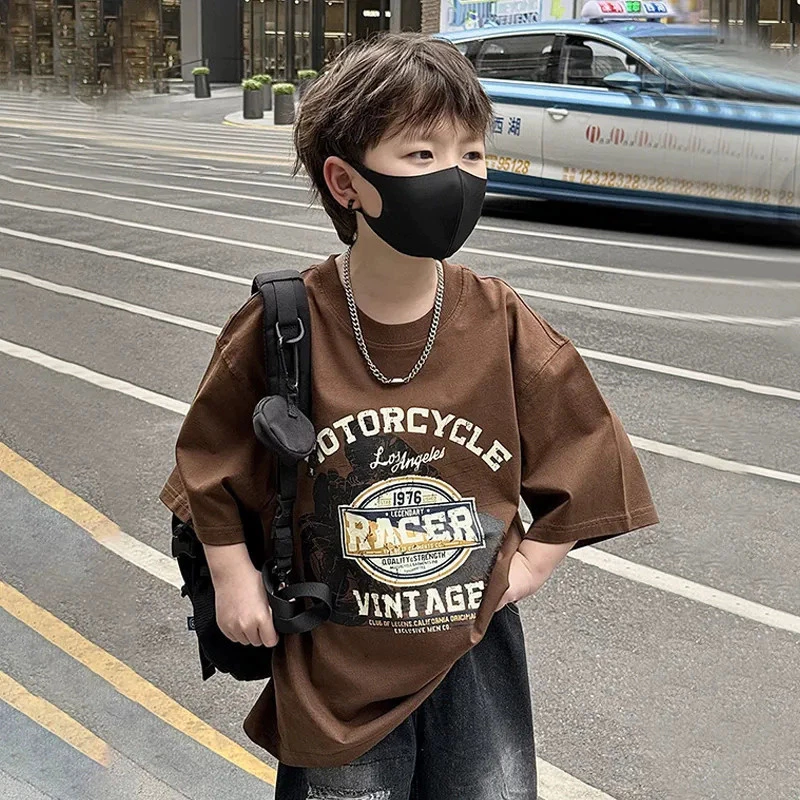 COD (จัดส่งตลอด 24 ชั่วโมง) PRINCESS มาใหม่เด็กแขนสั้นเสื้อยืดฤดูร้อนการ์ตูนพิมพ์รอบคอผ้าฝ้ายด้านบน 90-150CM