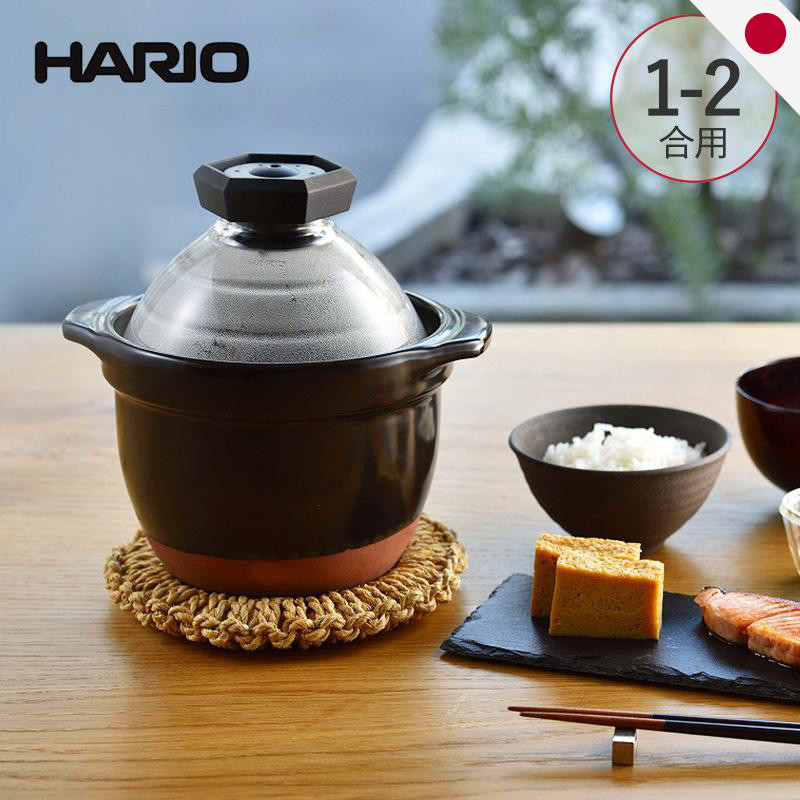 HARIO Glass-Lid Cookware Collection: Versatile and Stylish Cooking Pots and Rice Cookers